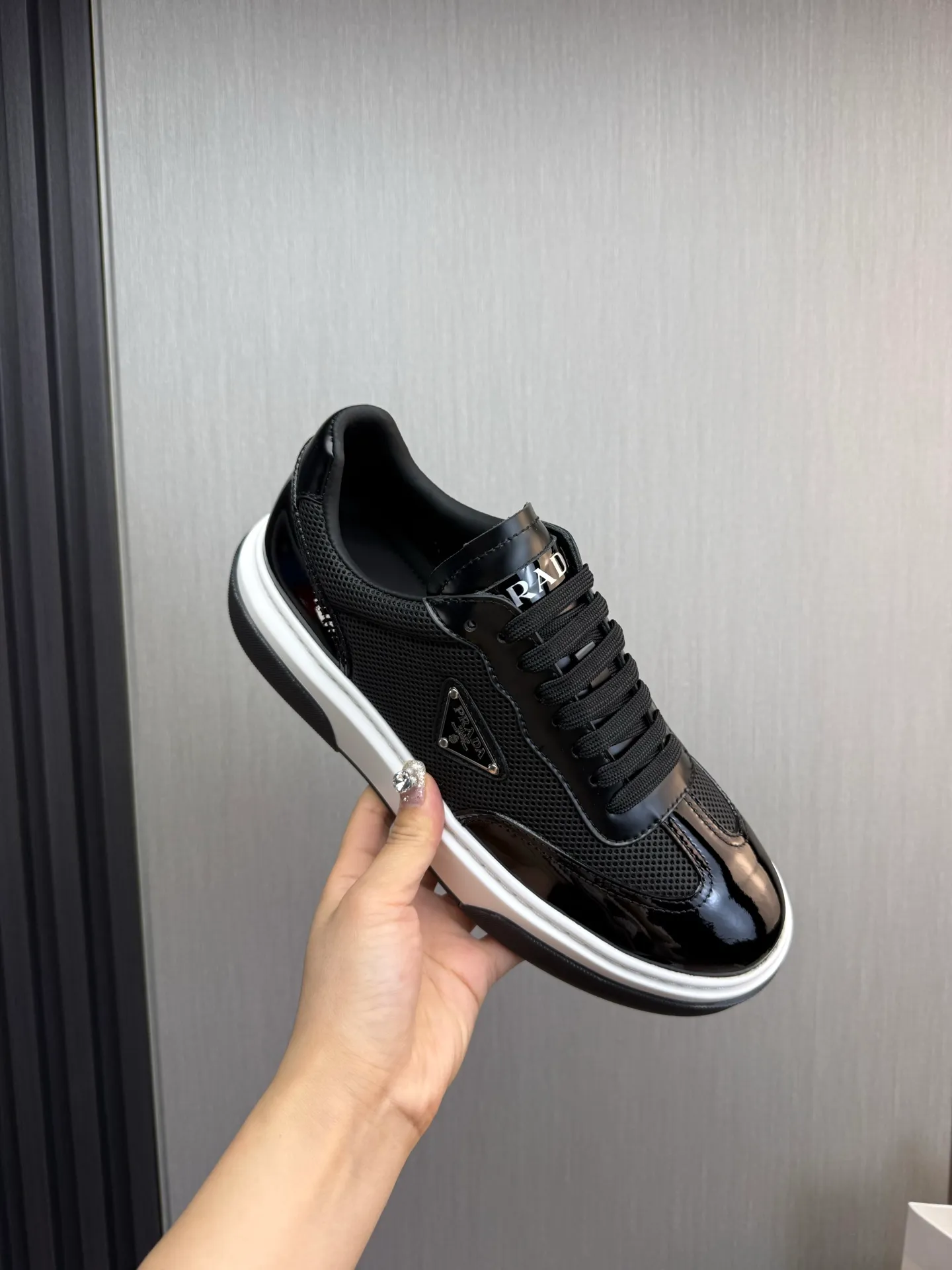 Men's shoes 💰600💰 [PRADA] Popular men's shoes shipped 👏Official website synchronized ⬆️Original cowhide fabric + cowhide lining, 1⃣️:1⃣️reproduction, original sole, 38-45 (45. Customized, non-refundable)